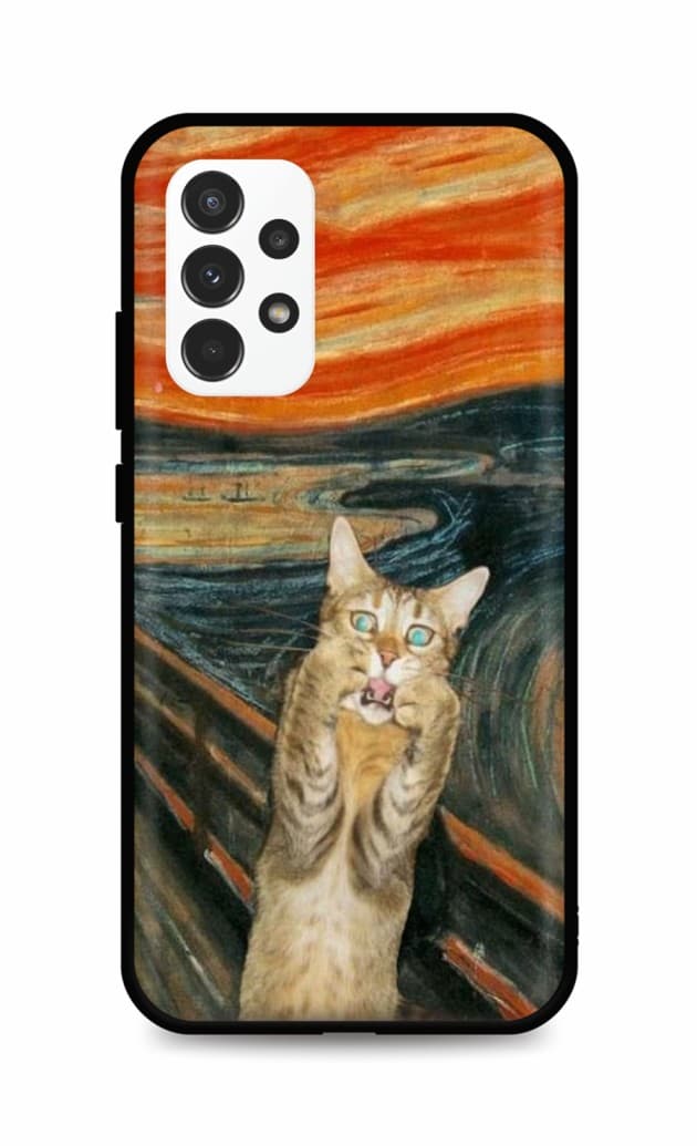Kryt TopQ Samsung A23 5G Scared Cat 89344