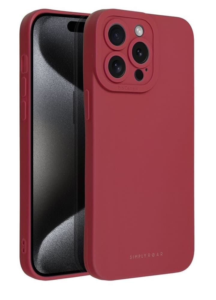 Kryt Roar Luna iPhone 15 Pro červený 109590