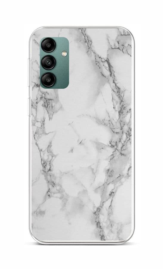 Kryt STYLE TopQ Samsung A04s Mramor bílý 89613