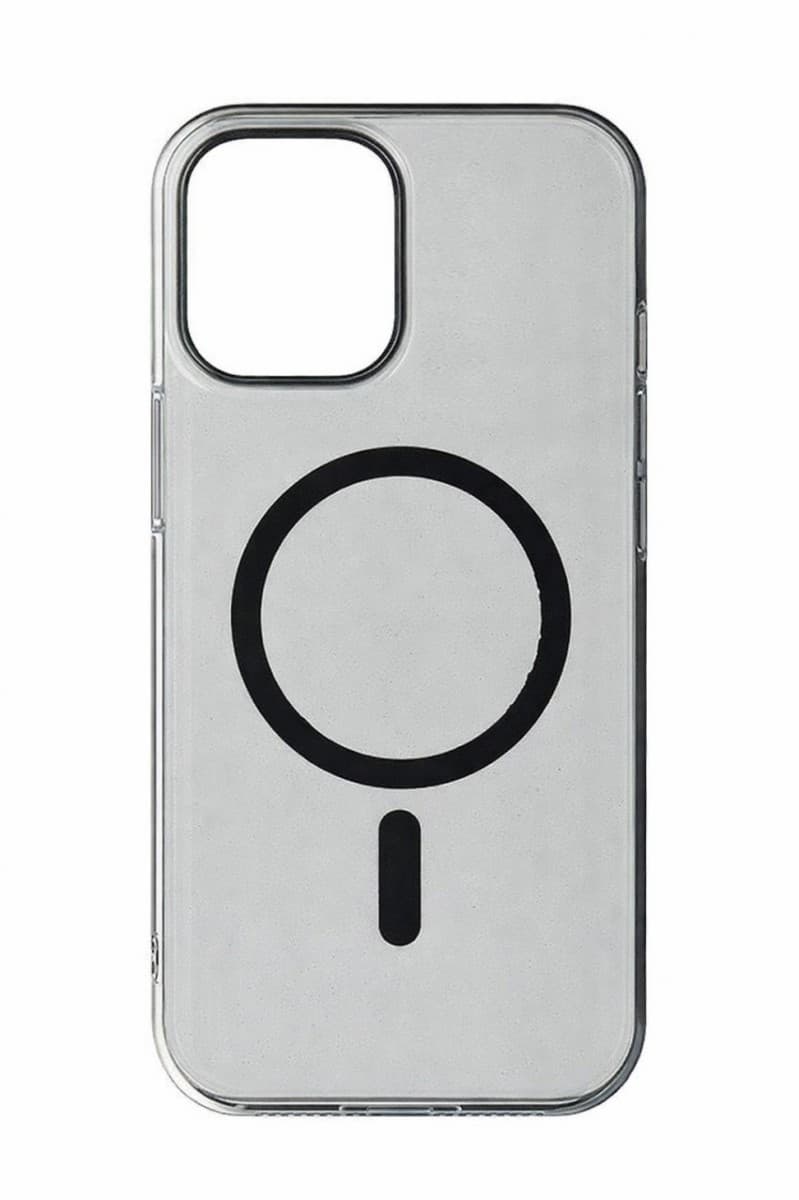 Zadní kryt Transparent Slim Magsafe pro iPhone 17 černý