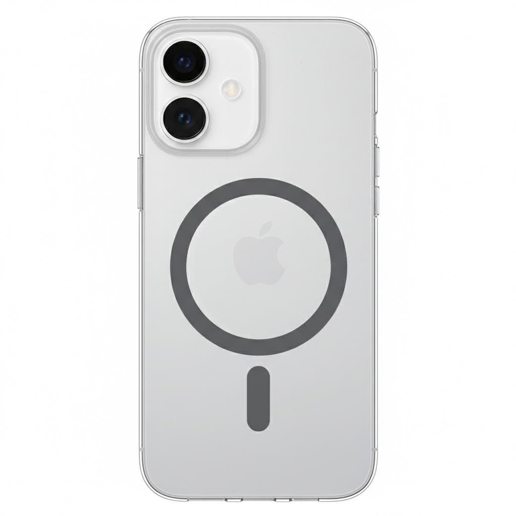 Zadní kryt Transparent Slim Magsafe pro iPhone 16 graphite