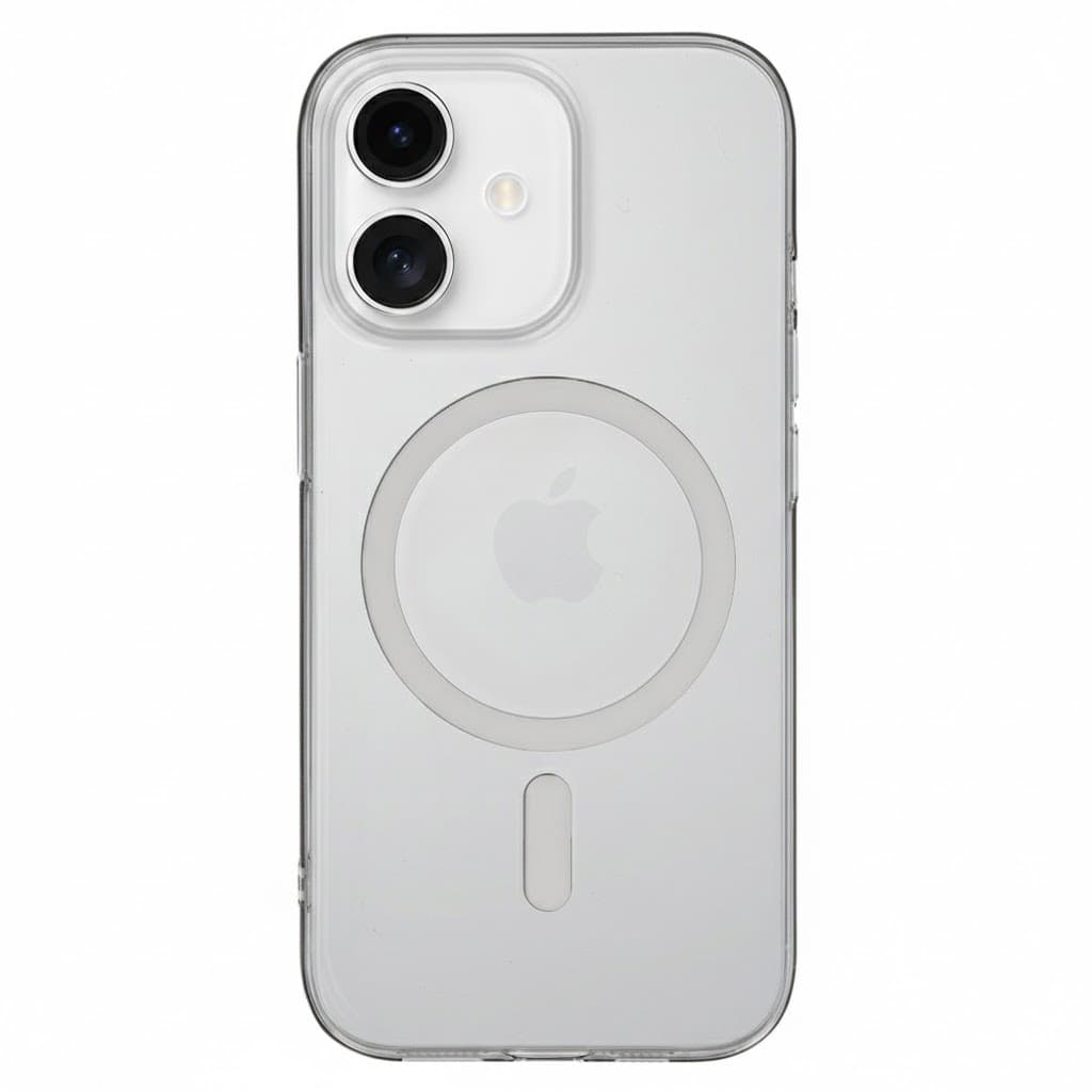 Zadní kryt Transparent Slim Magsafe pro iPhone 16 grey - náhled 1
