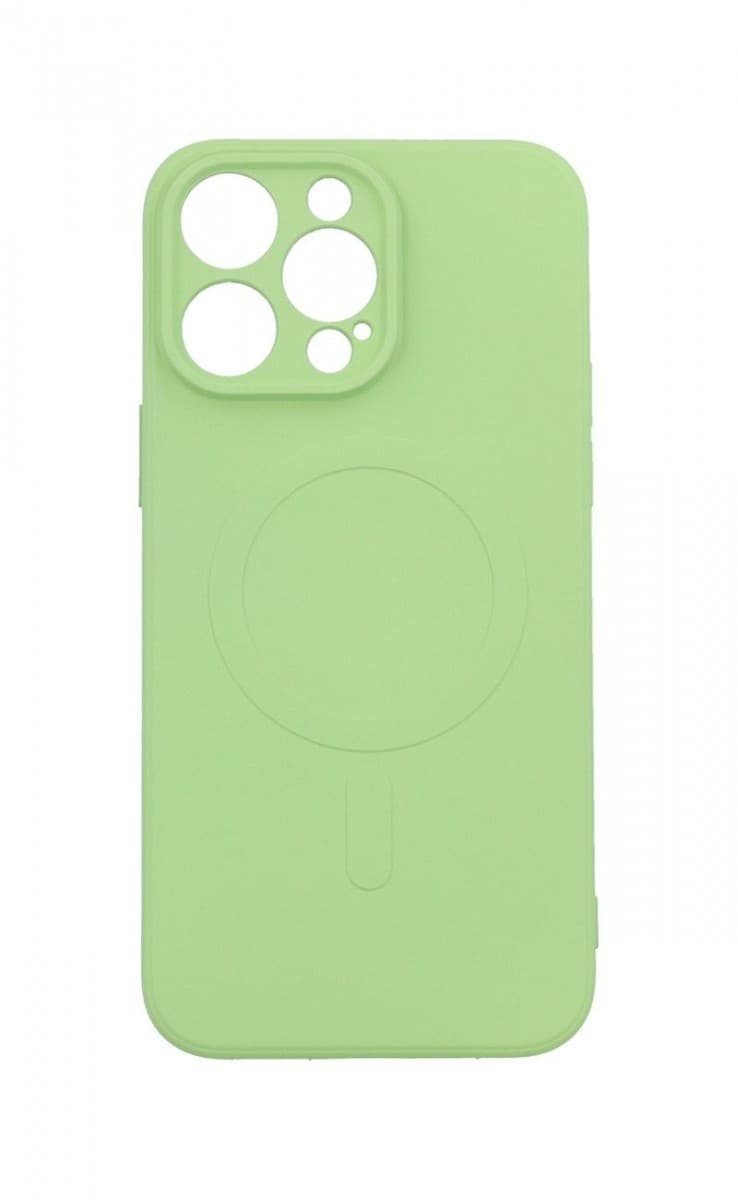 Kryt TopQ iPhone 15 Pro s MagSafe zelený 99955