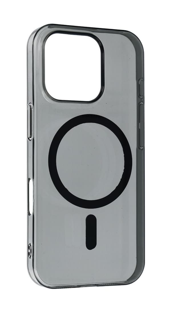 Zadní kryt Transparent Slim Magsafe pro iPhone 14 černý - náhled 1