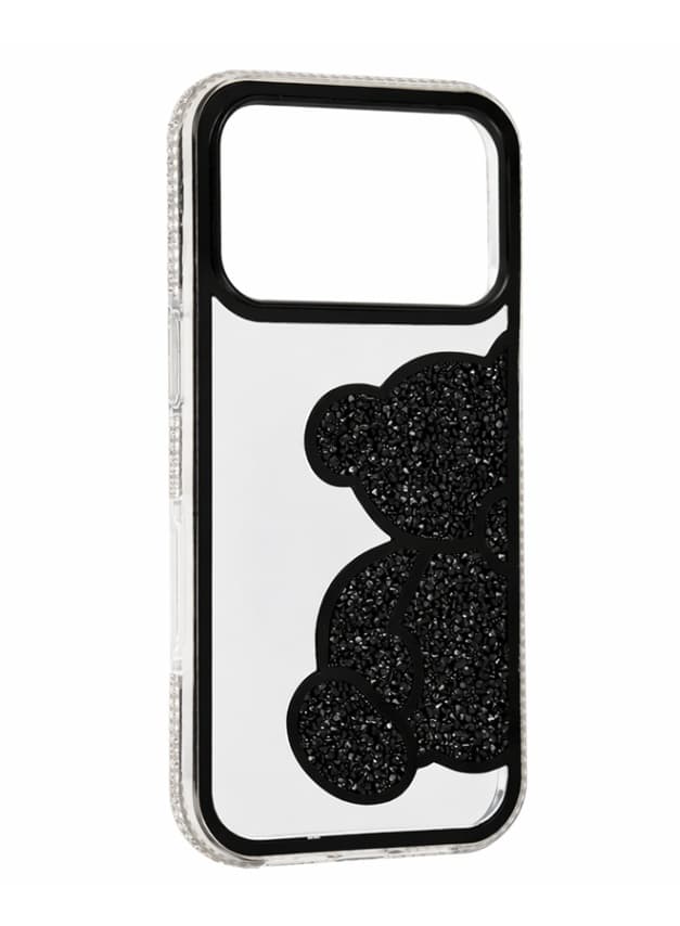 Zadní kryt Teddy Bear pro iPhone 17 Pro černý - náhled 1
