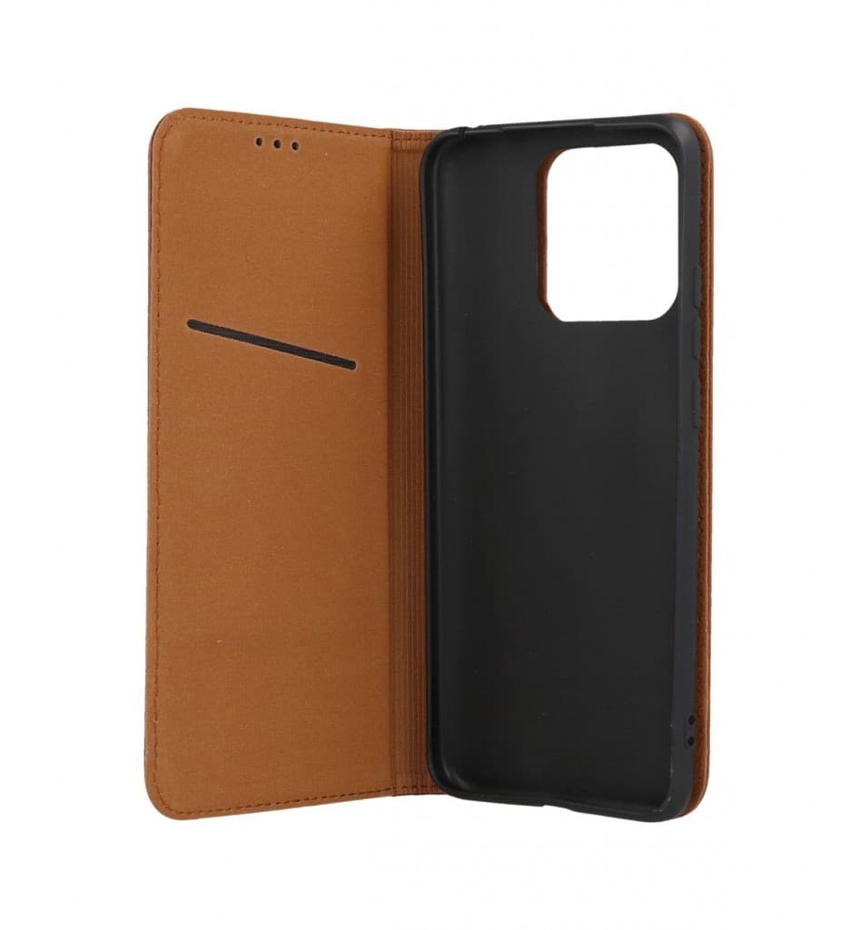Pouzdro Forcell Leather SMART PRO Xiaomi Redmi 12C knížkové hnědé 95299 - náhled 3