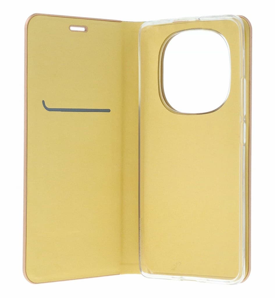 Pouzdro TopQ Xiaomi Redmi Note 14 Pro+ 5G knížkové Luna Book zlaté 135597 - náhled 3