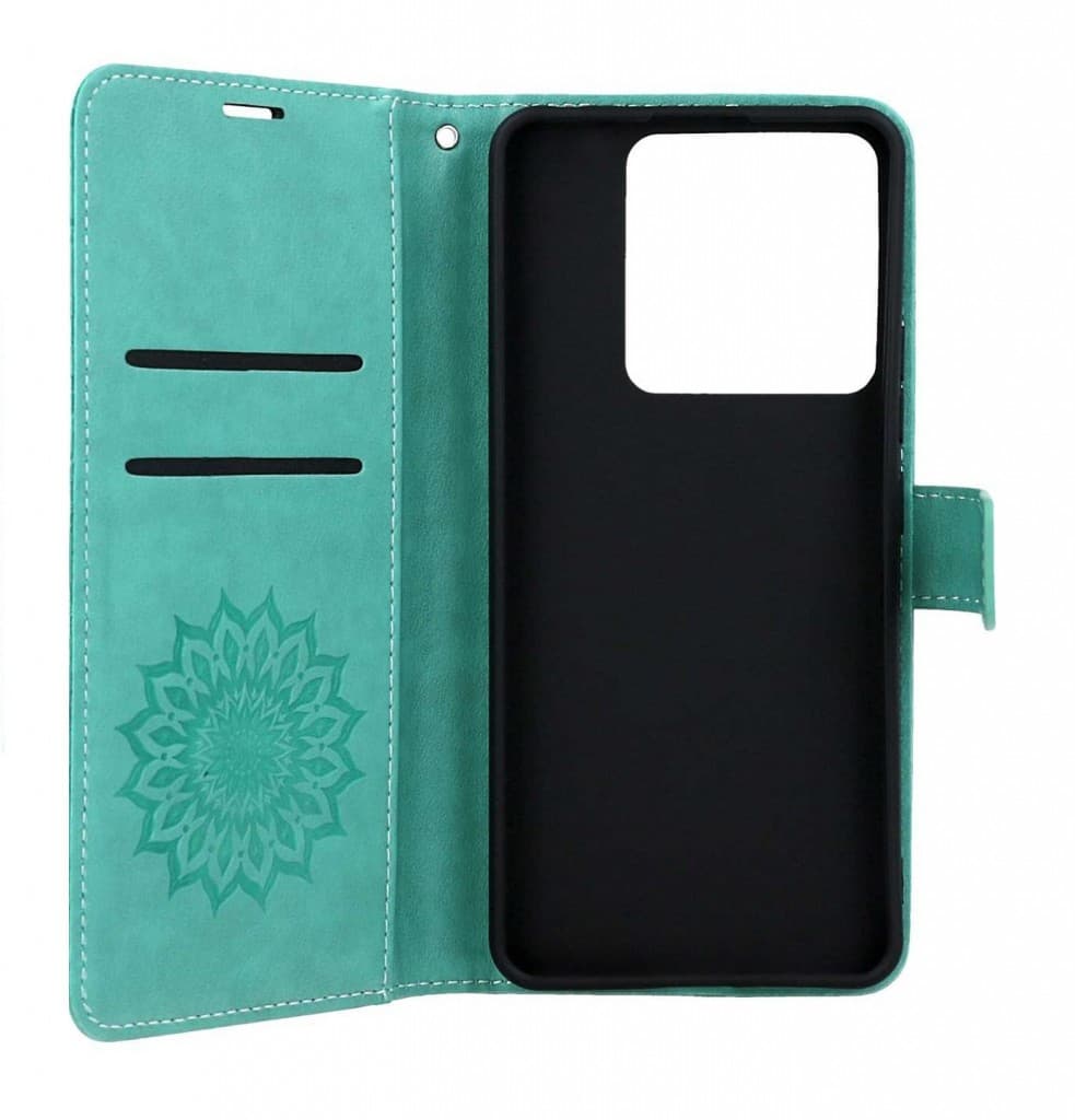 Pouzdro MEZZO Xiaomi Redmi Note 13 Pro 5G knížkové Mandala zelená 126378 - náhled 3