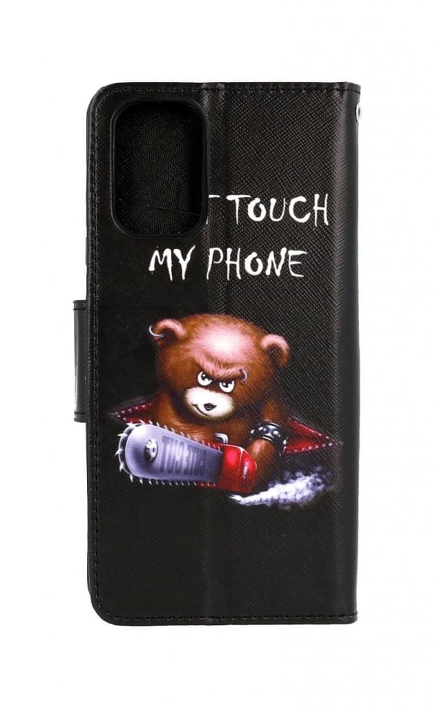Pouzdro TopQ Xiaomi Poco M4 Pro 5G knížkové Don´t Touch méďa 70896 - náhled 2