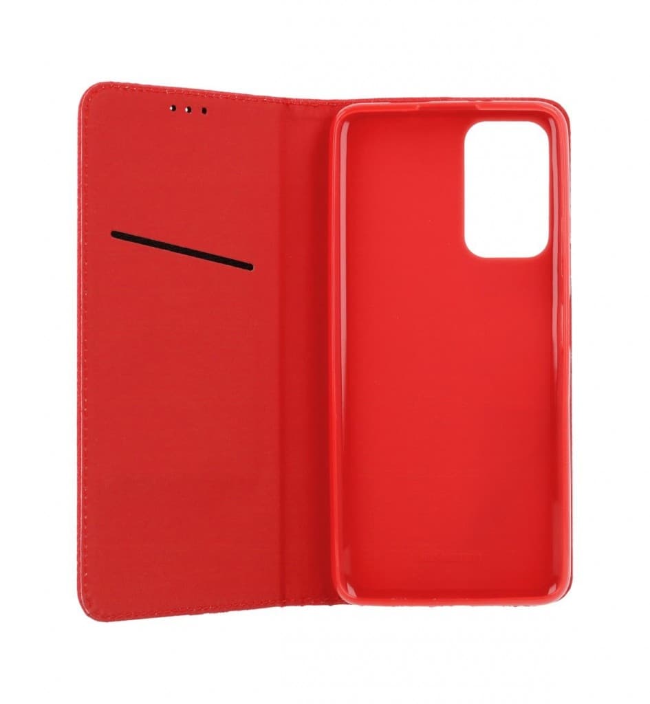 Pouzdro TopQ Xiaomi Poco M4 Pro 5G Smart Magnet knížkové červené 70791 - náhled 3