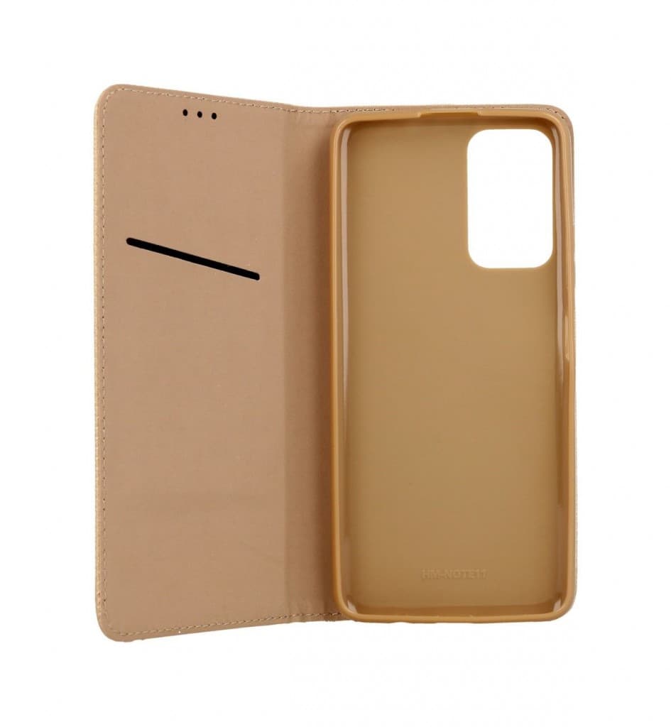 Pouzdro TopQ Xiaomi Poco M4 Pro 5G Smart Magnet knížkové zlaté 70789 - náhled 3