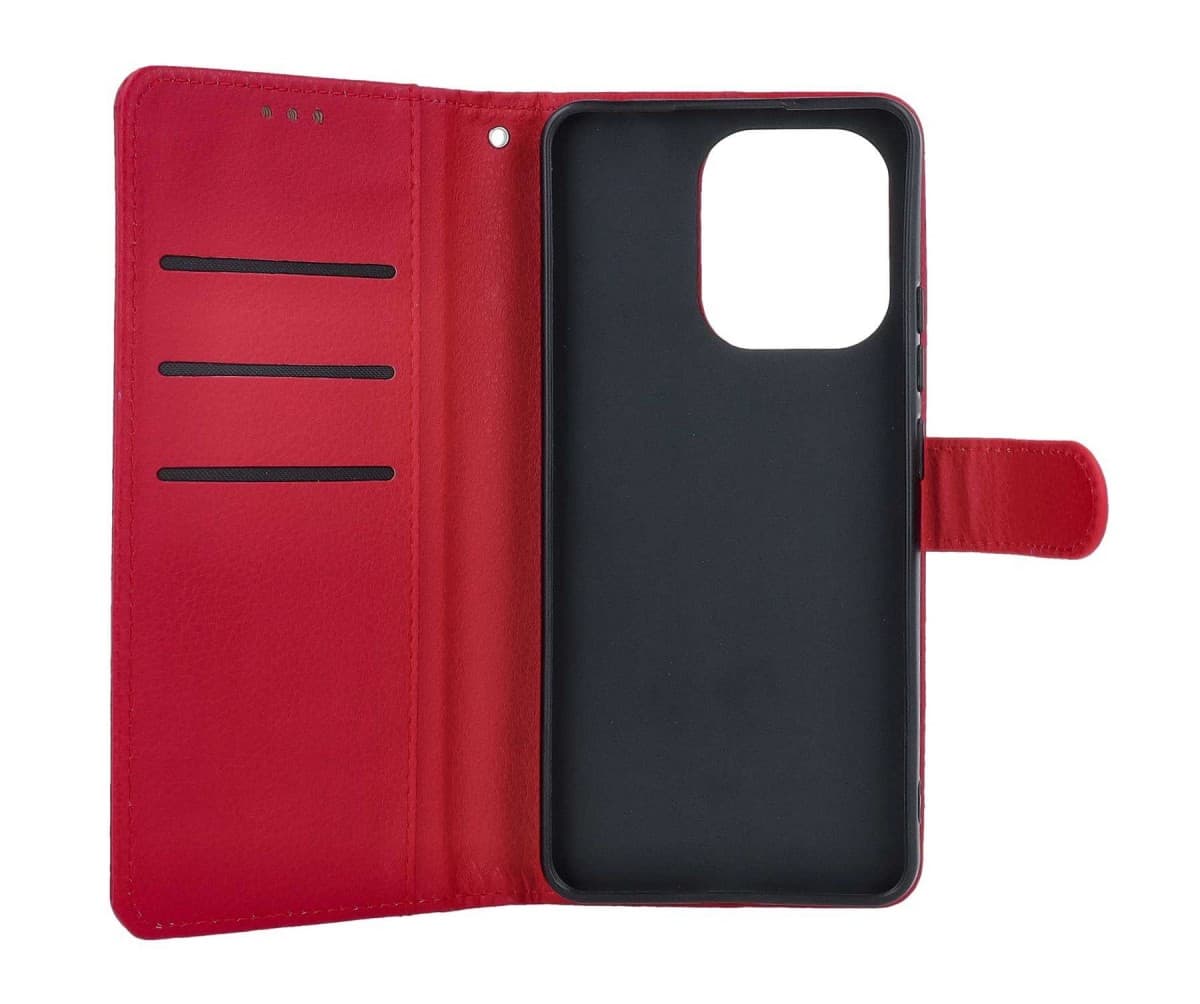 Pouzdro TopQ Xiaomi Redmi Note 13 knížkové červené s přezkou 130165 - náhled 3