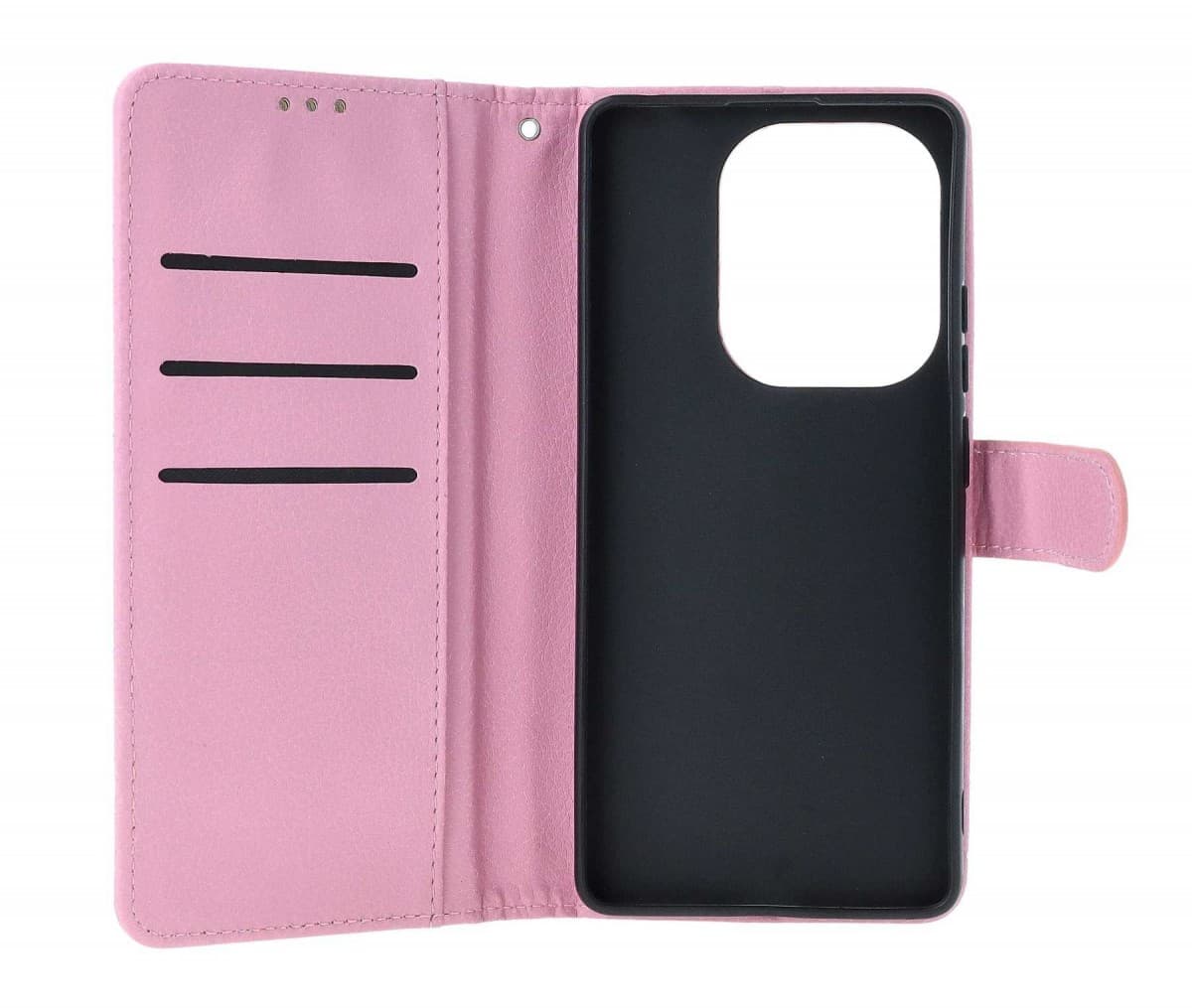 Pouzdro TopQ Xiaomi Redmi Note 13 Pro knížkové růžové s přezkou 130193 - náhled 3