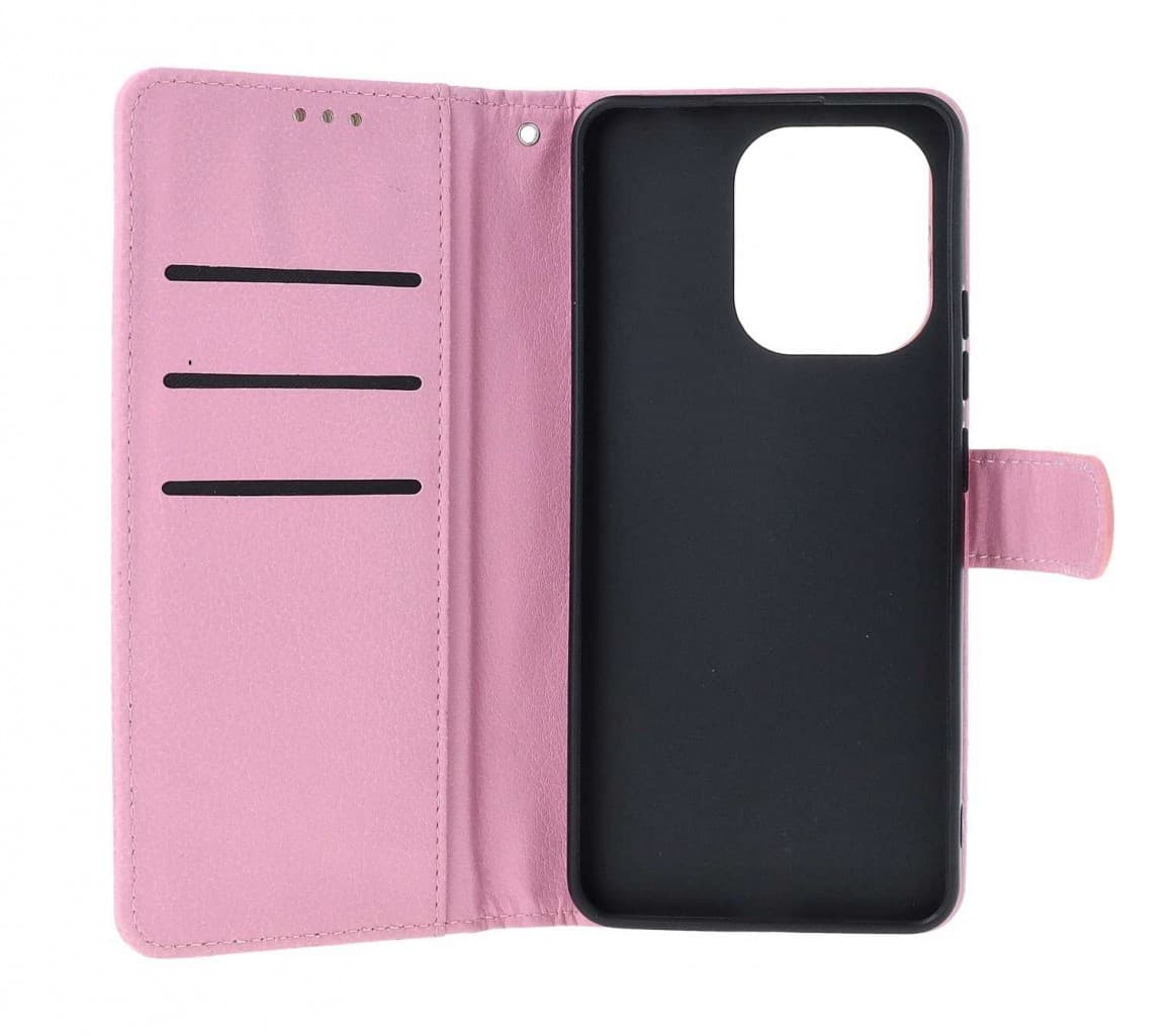 Pouzdro TopQ Xiaomi Redmi Note 13 knížkové růžové s přezkou 130168 - náhled 3