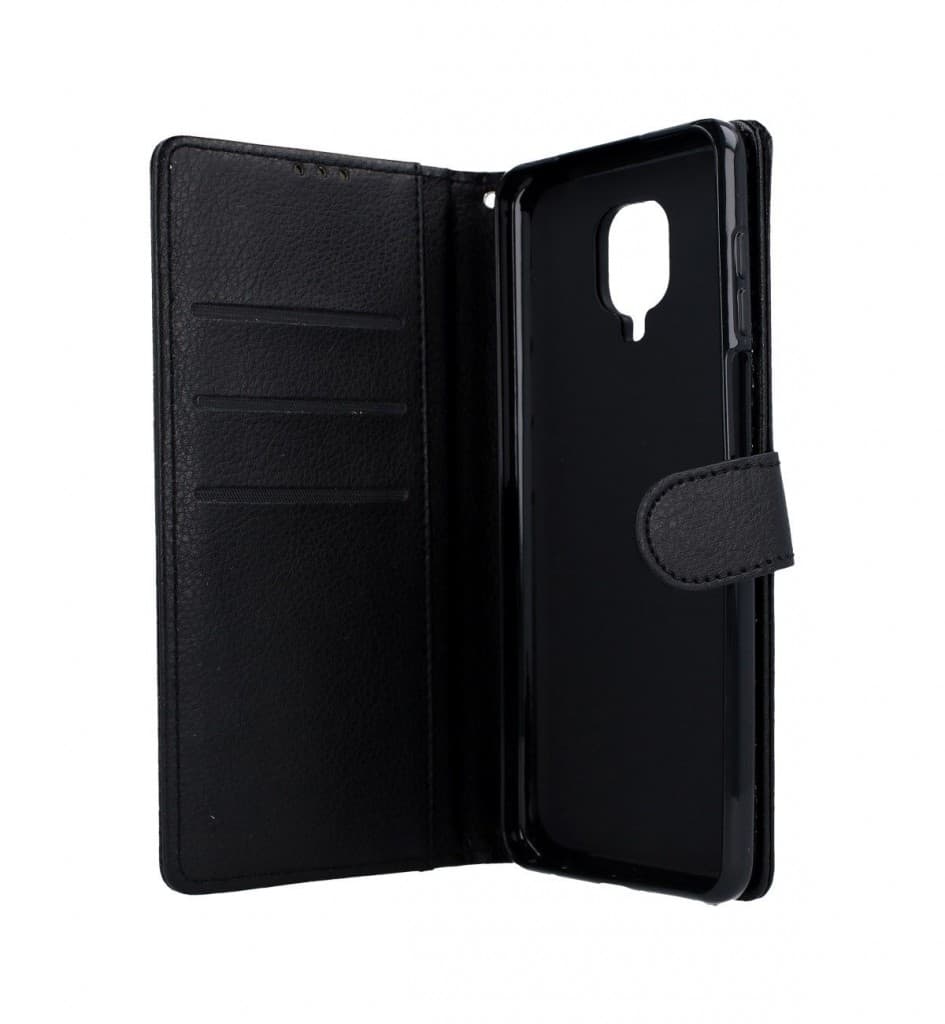 Kryt TopQ Xiaomi Redmi Note 9 Pro knížkový černý s přezkou 50683 - náhled 3