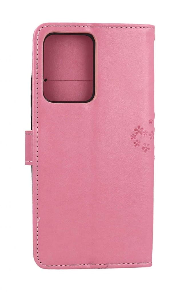 Pouzdro TopQ Xiaomi Redmi Note 12 Pro+ 5G knížkové Růžový strom sovičky 106886 - náhled 2