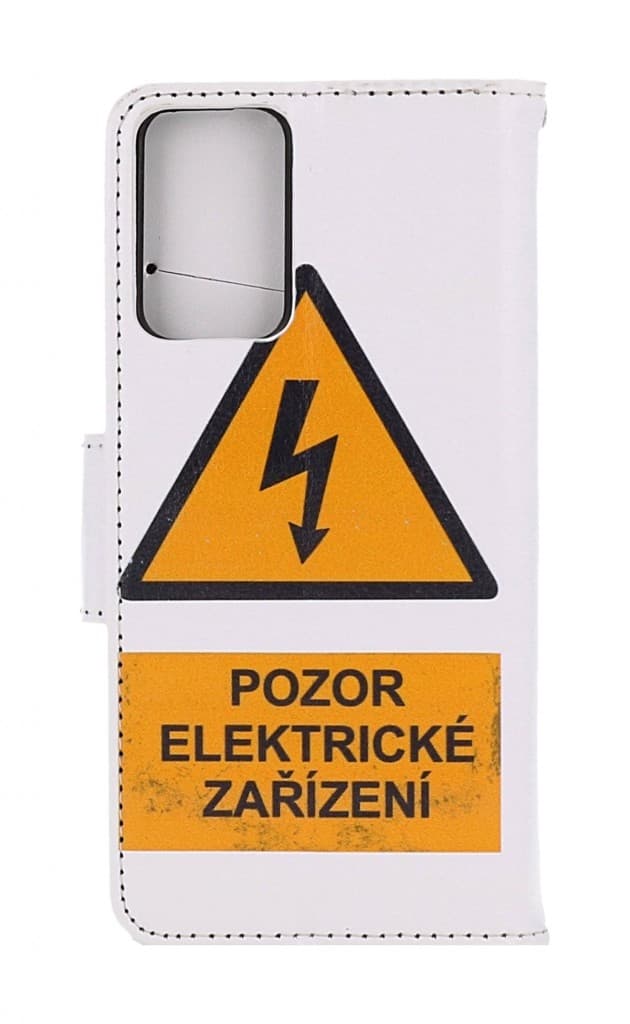 Pouzdro TopQ Xiaomi Redmi Note 12S knížkové Pozor elektrické zařízení 112673 - náhled 2