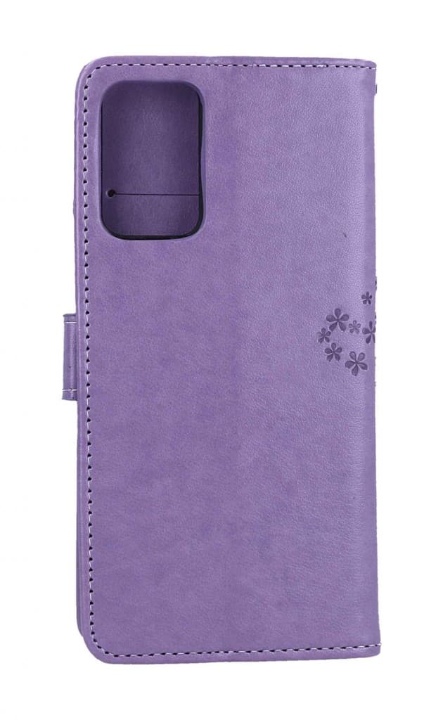 Pouzdro TopQ Xiaomi Redmi Note 12S knížkové Světle fialový strom sovičky 106877 - náhled 2