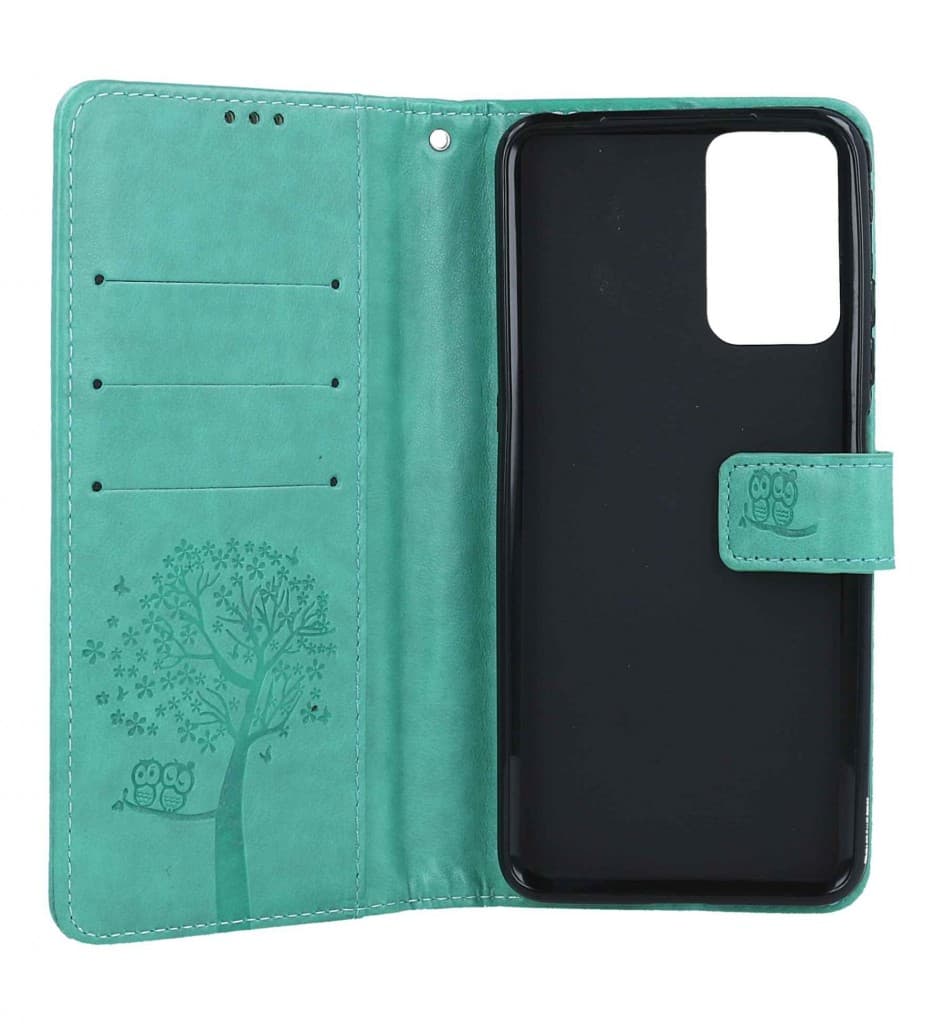 Pouzdro TopQ Xiaomi Redmi Note 12S knížkové Zelený strom sovičky 106876 - náhled 3