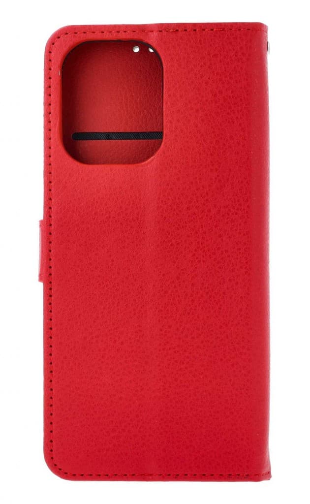 Pouzdro TopQ Xiaomi Redmi 13C knížkové červené s přezkou 130617 - náhled 2