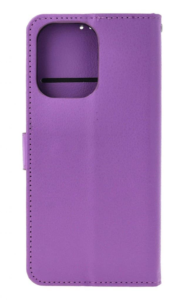 Pouzdro TopQ Xiaomi Redmi 13C knížkové fialové s přezkou 130621 - náhled 2