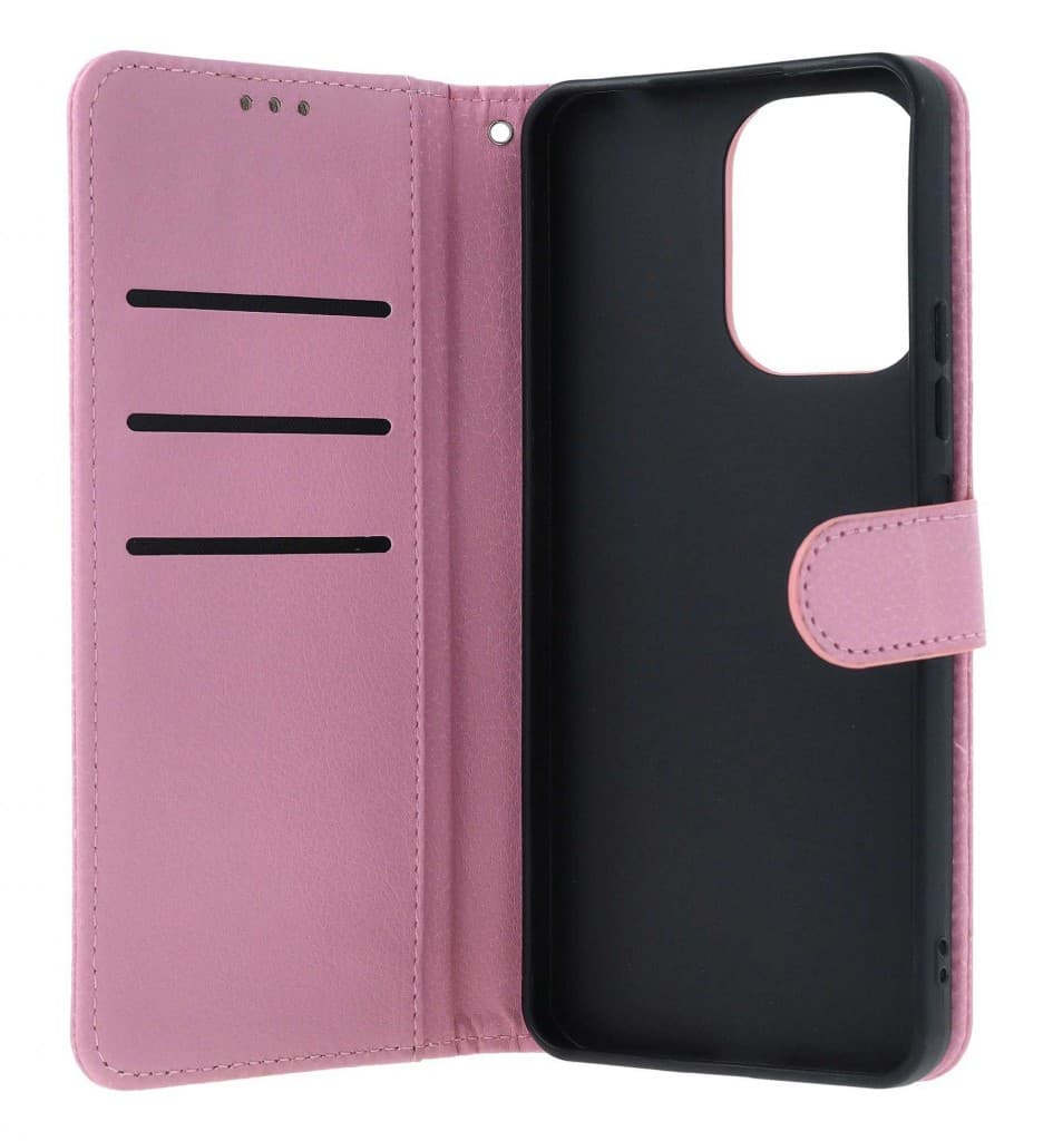 Pouzdro TopQ Xiaomi Redmi 13C knížkové růžové s přezkou 130620 - náhled 3