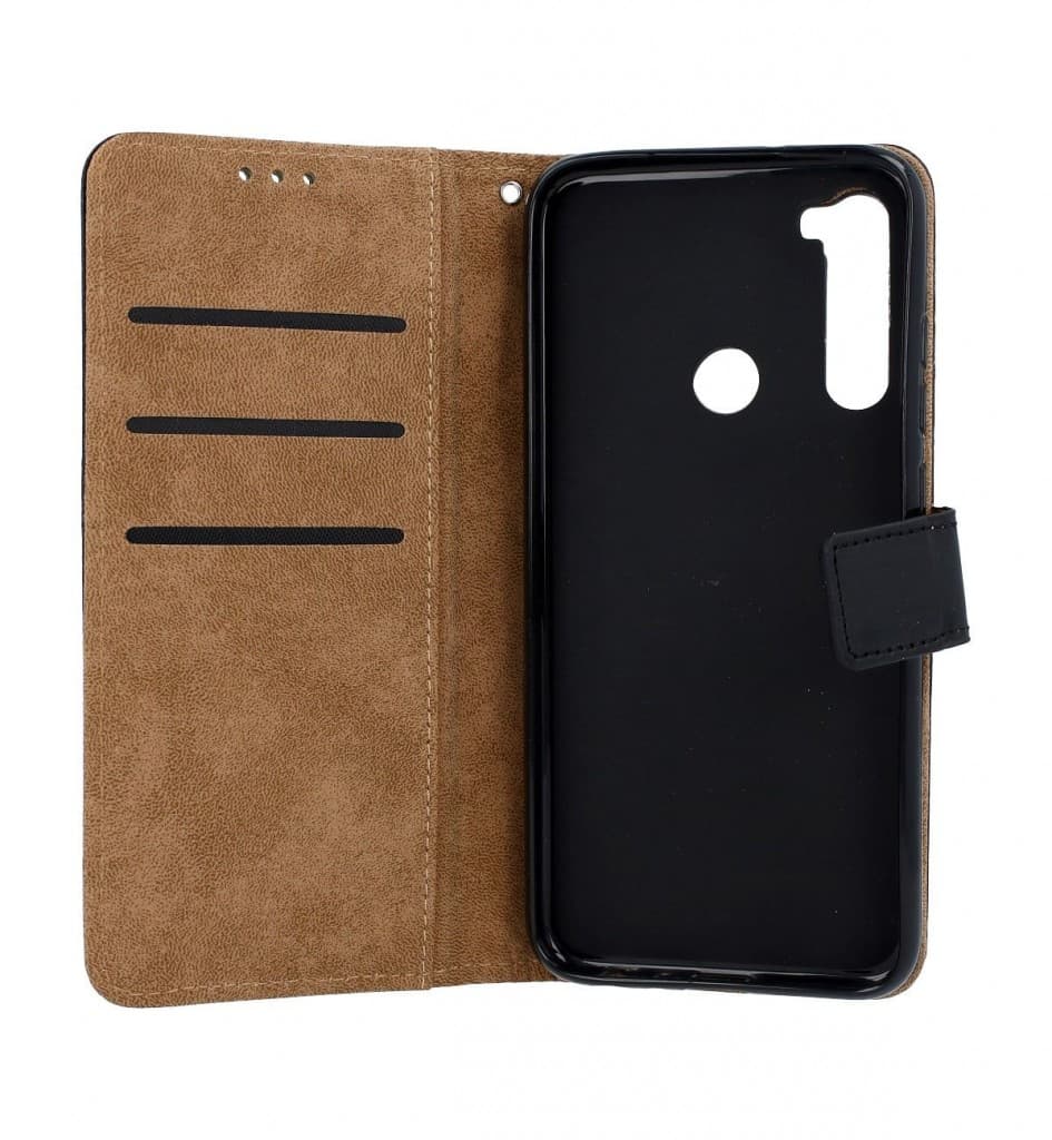 Kryt TopQ Xiaomi Redmi Note 8T knížkový černý s přezkou 2 46878 - náhled 3