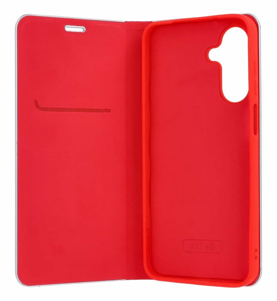 Pouzdro TopQ Samsung A17 knížkové Luna Carbon Book červené 142751 - náhled 3