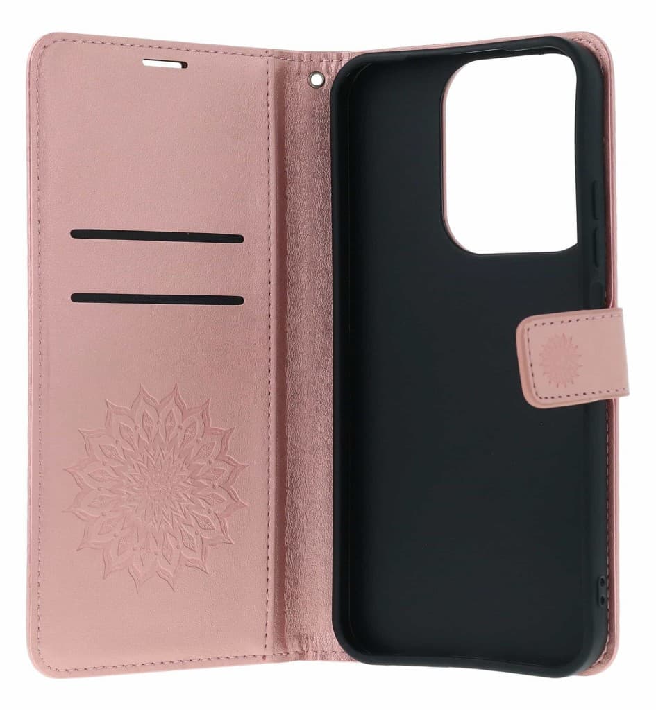Pouzdro TopQ Xiaomi Redmi 15C knížkové Mandala růžová 143135 - náhled 3