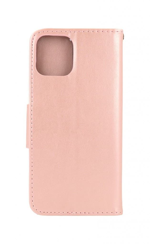 Pouzdro TopQ iPhone 12 mini knížkové Butterfly růžové světlé 62557 - náhled 2