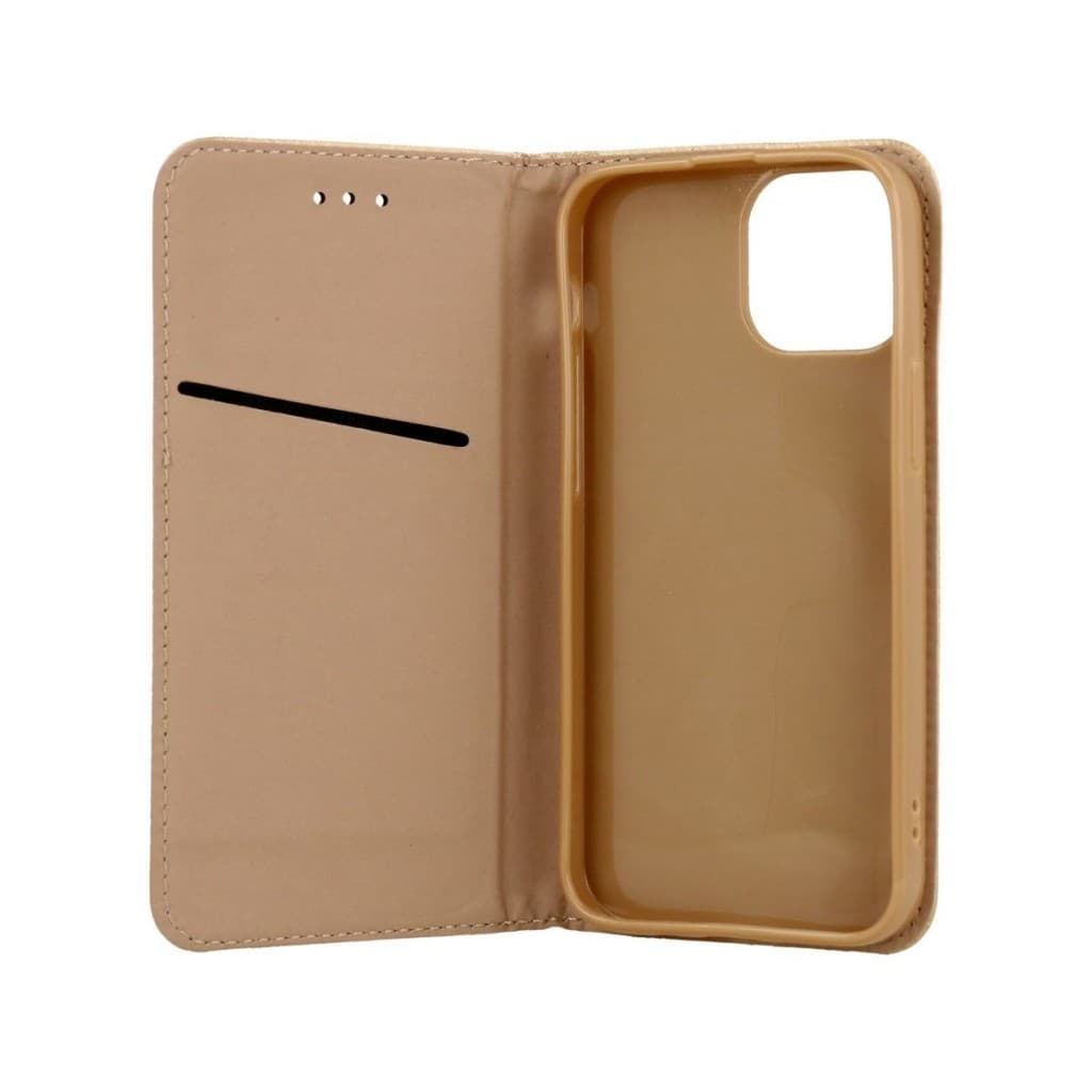 Pouzdro TopQ iPhone 13 mini Smart Magnet knížkové zlaté 64083 - náhled 3
