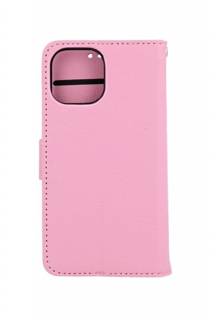 Pouzdro TopQ iPhone 13 mini knížkové světle růžové s přezkou 66440 - náhled 2