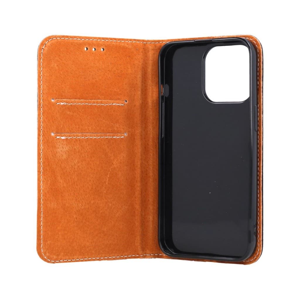 Pouzdro TopQ Special iPhone 13 Pro knížkové černé 66935 - náhled 3