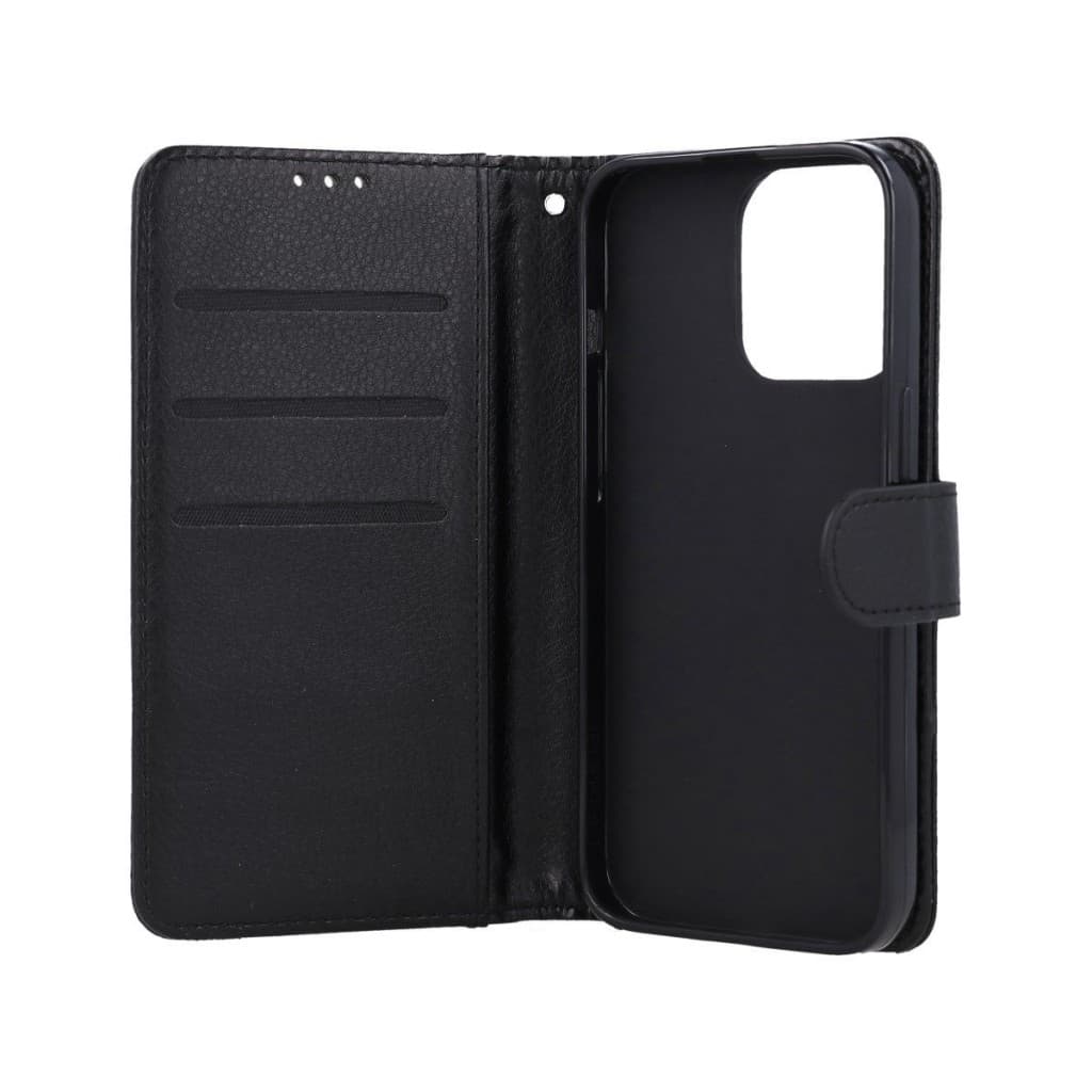 Pouzdro TopQ iPhone 13 Pro Max knížkové černé s přezkou 66506 - náhled 3