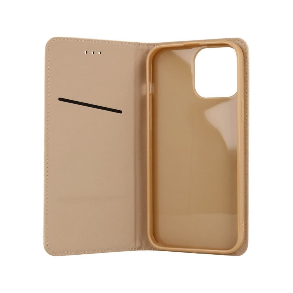 Pouzdro TopQ iPhone 13 Pro Max Smart Magnet knížkové zlaté 64084 - náhled 3