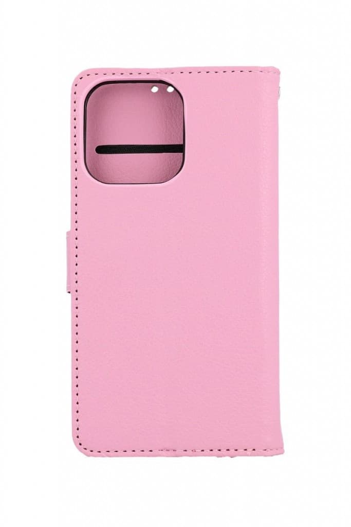 Pouzdro TopQ iPhone 13 Pro Max knížkové světle růžové s přezkou 66500 - náhled 2