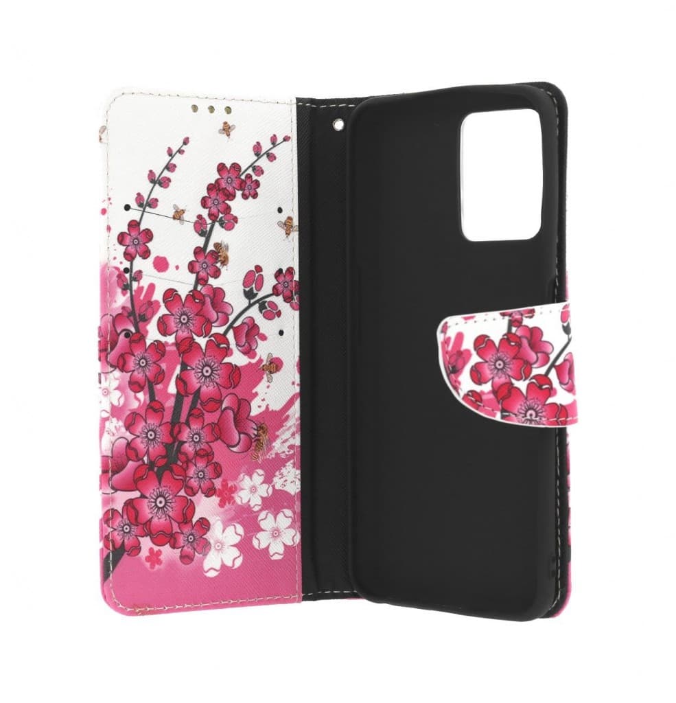 Pouzdro TopQ Realme 9 Pro knížkové Kytičky textil 71437 - náhled 3