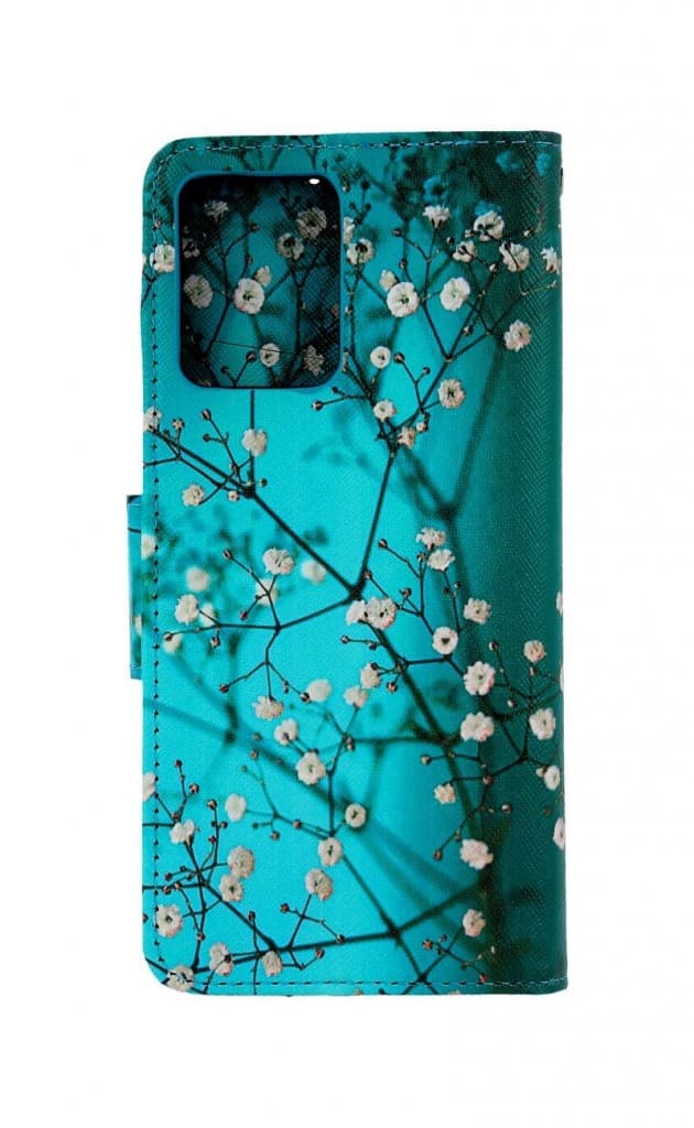 Pouzdro TopQ Realme 9 Pro knížkové Modré s květy 71445 - náhled 2