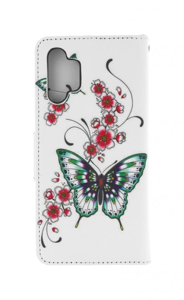 Pouzdro TopQ Samsung A13 knížkové Motýlci s květinou 73496 - náhled 2