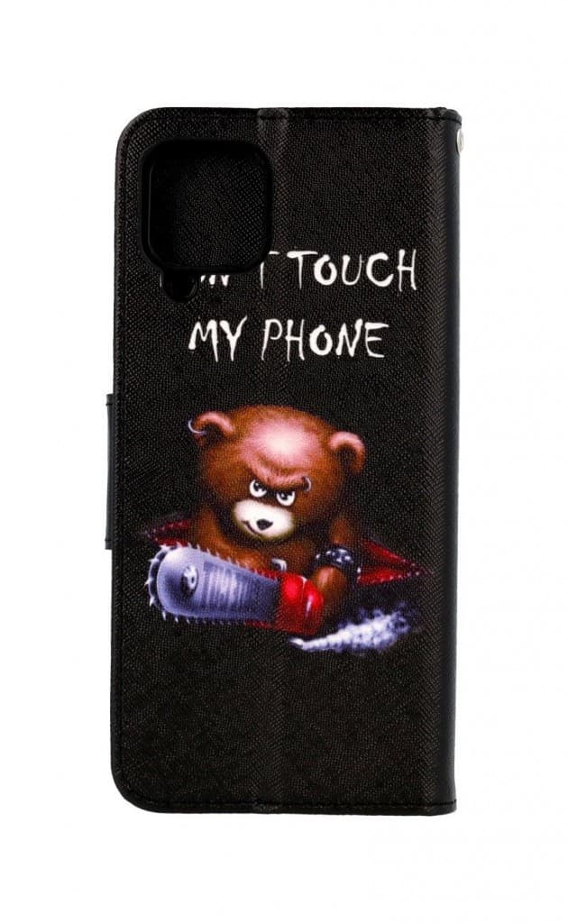 Pouzdro TopQ Samsung A22 knížkové Don´t Touch méďa 60518 - náhled 2