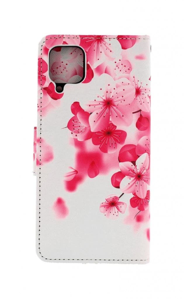 Pouzdro TopQ Samsung A22 knížkové Růžové kvítky 66194 - náhled 2