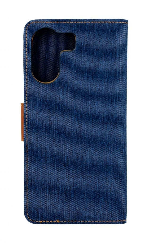 Pouzdro Canvas Xiaomi Redmi 13C knížkové modré tmavé 121363 - náhled 2