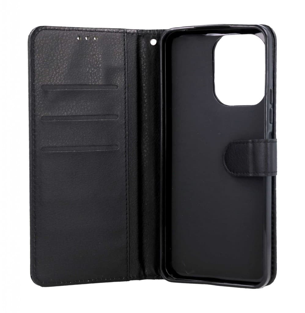 Pouzdro TopQ Xiaomi Redmi 13C knížkové černé s přezkou 117133 - náhled 3