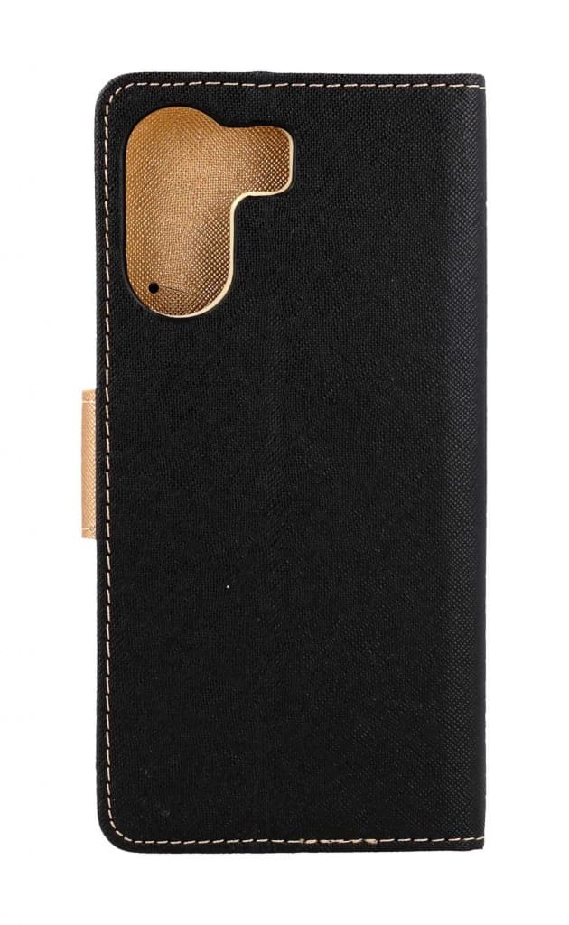 Pouzdro TopQ Xiaomi Redmi 13C knížkové černo-zlaté 120381 - náhled 2