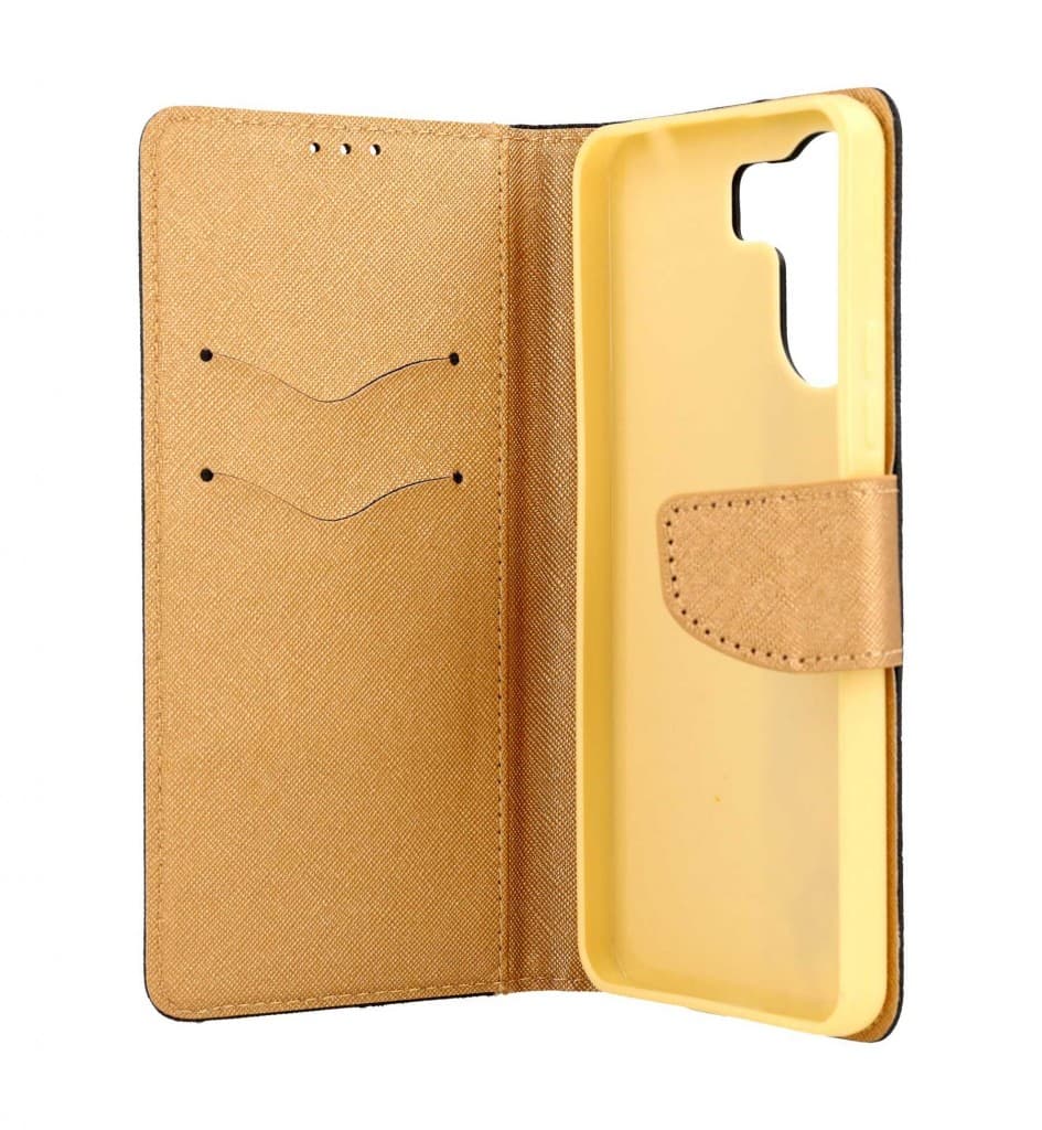 Pouzdro TopQ Xiaomi Redmi 13C knížkové černo-zlaté 120381 - náhled 3