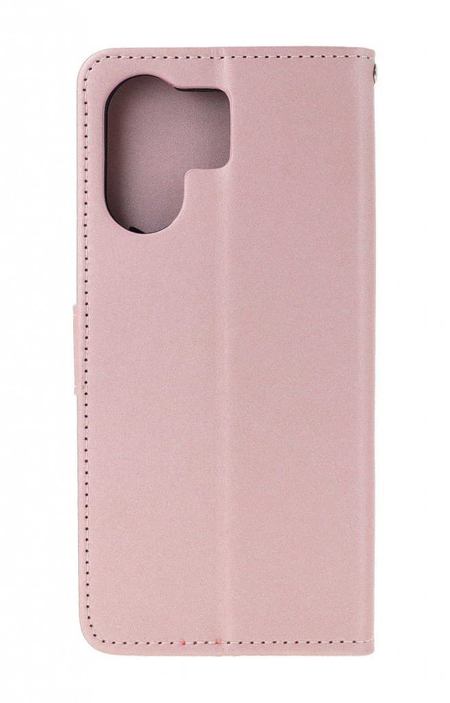Pouzdro TopQ Xiaomi Redmi 13C knížkové růžové s králíčkem 130932 - náhled 2