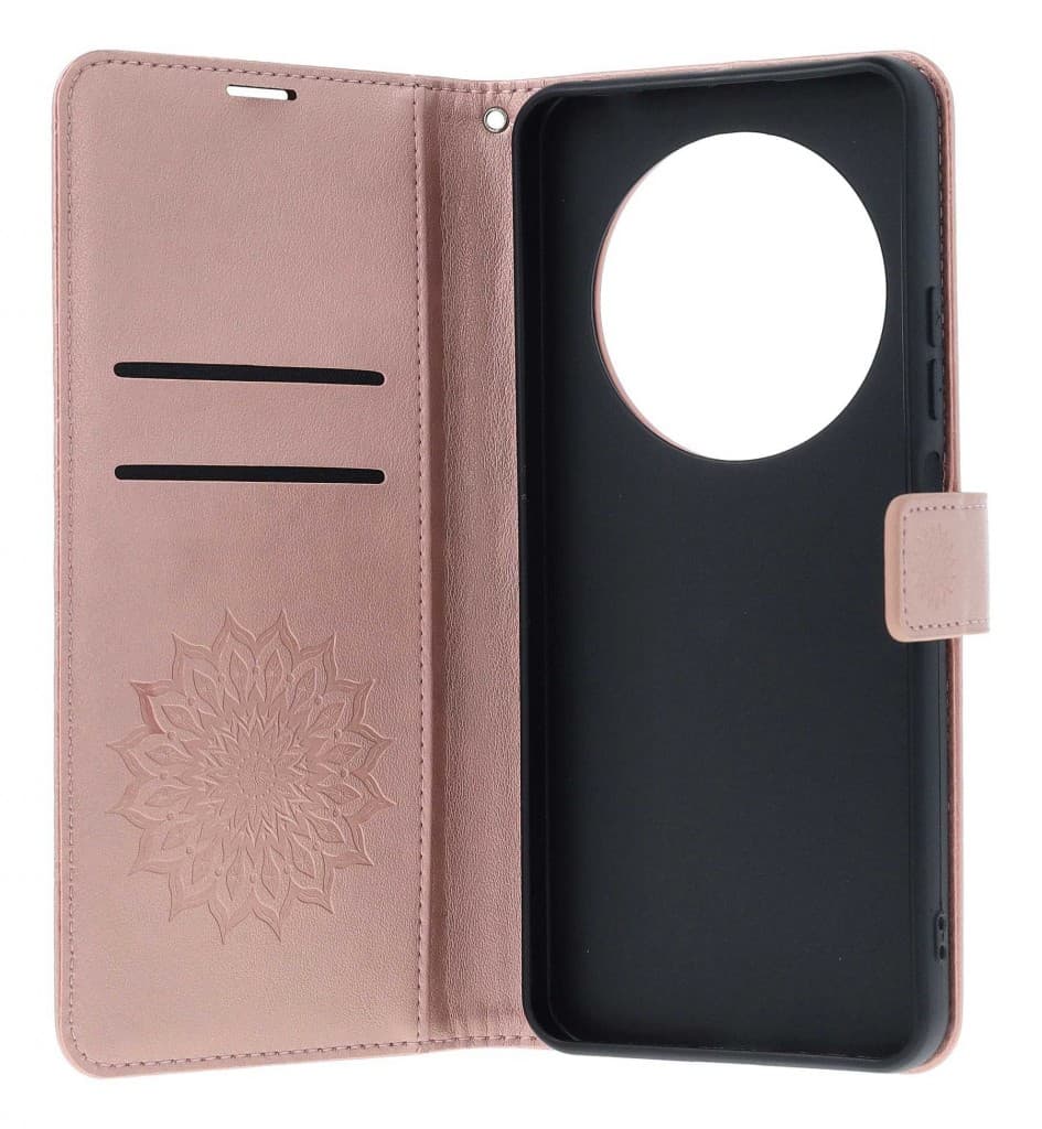 Pouzdro TopQ Xiaomi Redmi 14C knížkové Mandala růžová 133350 - náhled 3