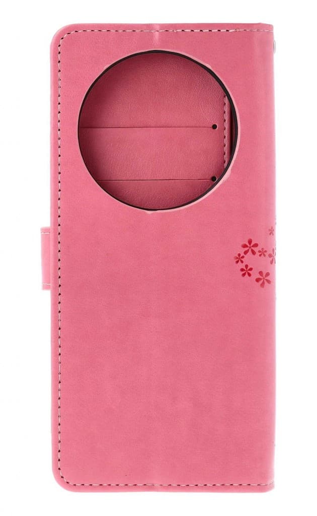 Pouzdro TopQ Xiaomi Redmi 14C knížkové Růžový strom sovičky 132391 - náhled 2