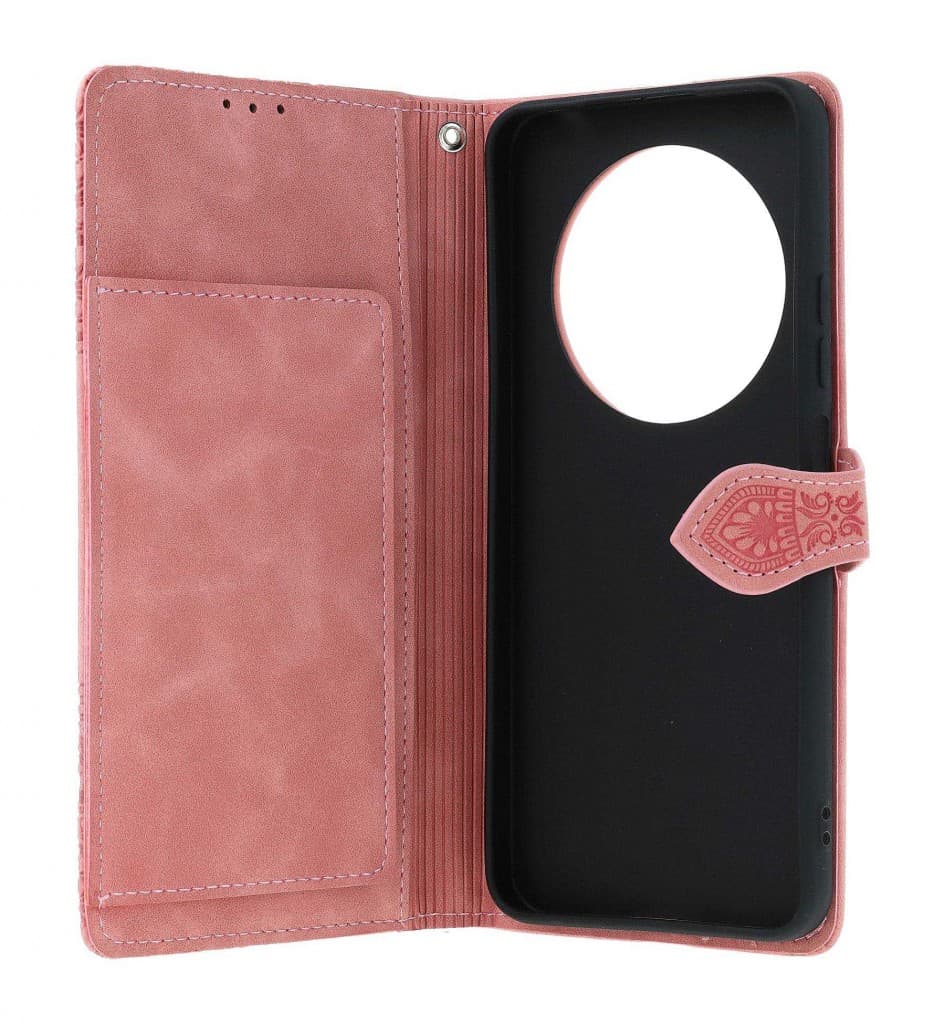 Pouzdro TopQ Xiaomi Redmi 14C knížkové se zipem růžové 131074 - náhled 3