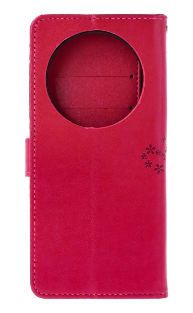 Pouzdro TopQ Xiaomi Redmi 14C knížkové Tmavě růžový strom sovičky 132388 - náhled 2